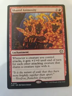 MTG - The Lost Caverns of Ixalan - Shared Animosity - NM - NF - Image 1
