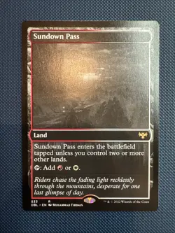 MTG Sundown Pass - Innistrad: Double Feature (DBL) NM - Image 1