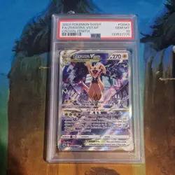 2023 POKEMON SWORD & SHIELD CROWN ZENITH #GG43 FULL ART/ZERAORA VSTAR PSA 10 - Image 1