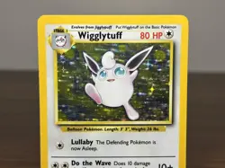 Wigglytuff #16/64 - Jungle Set - Rare Holo Pokemon Card - Image 3