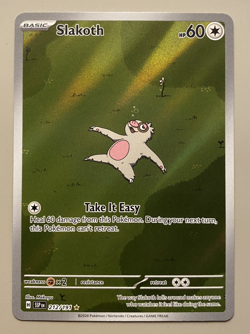 Slakoth 212/191 - Full Art Holo - NM/M - Sv08 Surging Sparks - Pokemon TCG - Image 1