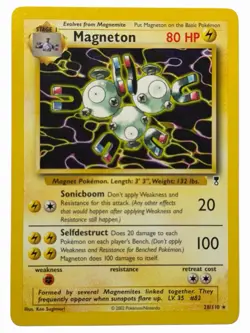 Magneton - Legendary Collection 28/110 2002 - WOTC - Pokemon TCG - NM - Image 1
