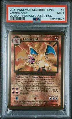 2021 Pokemon Celebrations Ultra-Premium Collection Charizard #4 PSA 9 - Image 1