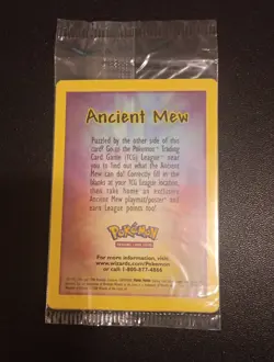 💎💥ANCIENT MEW SEALED PROMO Pokemon TCG Mew Promo Sealed Psa Cgc Bgs 🌈🔥 - Image 1