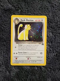 💎​2000 Pokemon WOTC Black Star Promo Dark Persian 17 Holo - PSA DOUBLE SWIRL💎 - Image 1