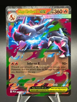 Mega Charizard X ex 013/094 - Mega Evolutions - Pokemon TCG - Double Rare Mint+ - Image 1