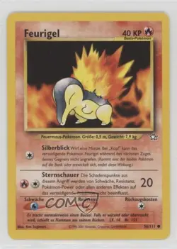 Cyndaquil German Pokemon Neo Genesis #56 2000 - Image 1