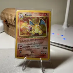 POKEMON |Glurak|Base Set| Deutsch|1999|004/102|Holo - Image 1