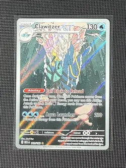 Pokemon: Clawitzer - 141/132 - ME01: Mega Evolution (MEG) Holo Illustration Rare - Image 1