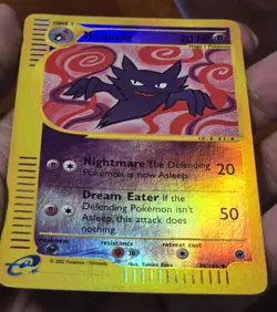 Haunter 080/165 Expedition Base Set Reverse Holo Vintage 2002 Pokemon MP - Image 3