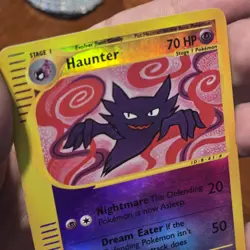 Haunter 080/165 Expedition Base Set Reverse Holo Vintage 2002 Pokemon MP - Image 4