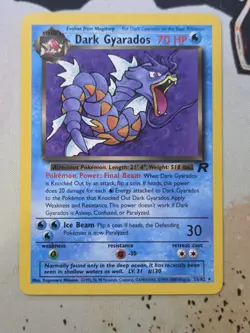 Dark Gyarados #25/82 - Pokemon Team Rocket Set - Unlimited Non Holo Rare - Image 1