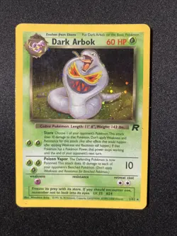 Pokemon TCG Dark Arbok Team Rocket 2 Holo Unlimited Holo Rare - Image 1