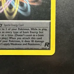 Pokemon Vintage Non-Holo Rare Rainbow Energy 80/82 Team Rocket Wotc 2000 - Image 4