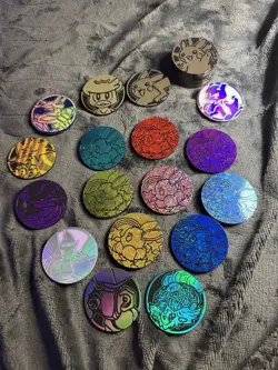 Pokemon Empty Mini Tins, Big Tins, Lunch Boxes And Coins/Dice - Image 4