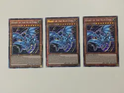 Yugioh Heart of the Blue-Eyes x 3 - 1st Edition Starlight Rare NM - Free Holo - Image 1