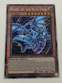 Yugioh Heart of the Blue-Eyes x 3 - 1st Edition Starlight Rare NM - Free Holo - Image 3