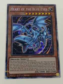 Yugioh Heart of the Blue-Eyes x 3 - 1st Edition Starlight Rare NM - Free Holo - Image 4