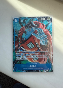 One Piece Jinbe Alt Art OP14-049 THE AZURE SEA'S SEVEN English NM - Image 3
