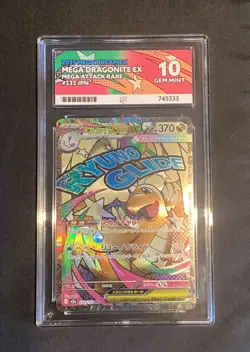Pokemon 2025 Mega Dream MEGA DRAGONITE EX mega Attack Rare #232 Ace 10 JPN - Image 2