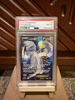 2015 POKEMON XY ANCIENT ORIGINS 94/98 LUGIA EX- PSA 8 - Image 1
