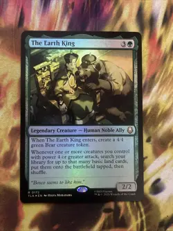The Earth King R 0172 Foil MTG Avatar: The Last Airbender NM - Image 1