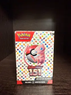 Pokemon Scarlet & Violet 151 Booster Bundle Factory Sealed Box 6 Booster Packs - Image 1