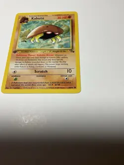Pokemon TCG Vintage Kabuto #50 1st Edition Fossil 1999 50/62 - Image 3