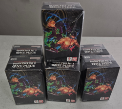One Piece TCG Wings Of The Captain Factory Sealed Double Pack Set 3 LOT OF 7 - Image 1