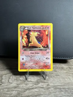 Dark Typhlosion 10/105 Holo Rare Neo Destiny Pokemon TCG Unlimited LP - Image 1