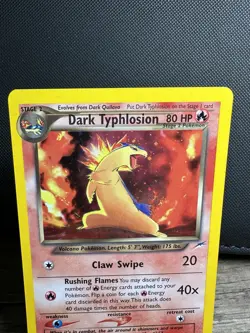 Dark Typhlosion 10/105 Holo Rare Neo Destiny Pokemon TCG Unlimited LP - Image 5