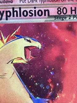 Dark Typhlosion 10/105 Holo Rare Neo Destiny Pokemon TCG Unlimited LP Swirl - Image 4