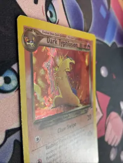Dark Typhlosion 10/105 Holo Rare Neo Destiny Pokemon TCG Unlimited LP Swirl - Image 5