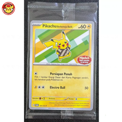 Lot 4 Pikachu Batik Complete Set 101 154 155 190 SV-P Pokemon Indonesia SEALED - Image 2