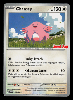 NM - Pokemon Indonesia Chansey 152/SV-P Good Day Coffee Promo - Image 1