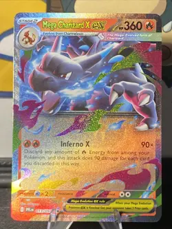 Pokemon TCG ME02: Phantasmal Flames Double Rare Holo Mixed Card Lot - Image 2