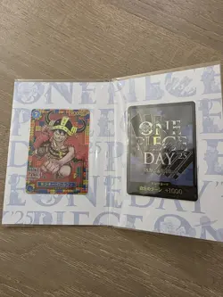 One Piece Card Game Premium Card Collection ONE PIECE DAY'25 Luffy New - Image 2