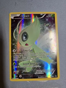 Pokemon TCG Celebi XY Black Star Promos Holo Card XY111 Near Mint Condition - Image 1