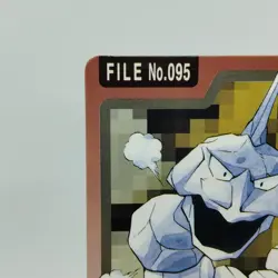 Pokemon Cards Bandai Carddass Onix File No.095 1997 VG Japanese i576 - Image 2