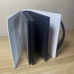 Cardholder Mini Binder - White - Holds 40 Cards (Cards Not Included) - Image 2