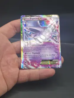 Pokemon Espeon EX Holo Ultra Rare TCG Card 52/122 XY Breakpoint - Image 3