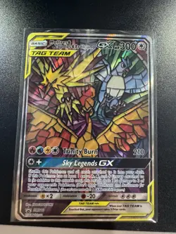 Moltres Zapdos Articuno SM210 GX Tag Team Hidden Fates Promo Card NM - Image 1