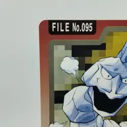 Pokemon Cards Bandai Carddass Onix File No.095 1997 VG Japanese i575 - Image 2