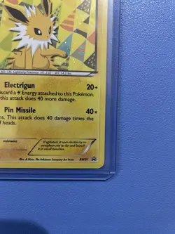 Jolteon BW91 Black Star Promo Holo Black & White Pokemon Card LP - Image 4