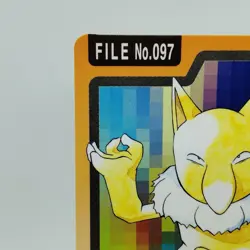 Pokemon Cards Bandai Carddass Hypno File No.097 1997 EX Japanese i574 - Image 2
