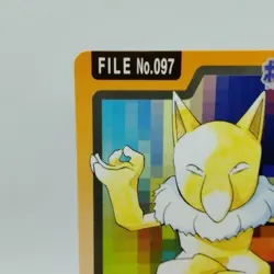 Pokemon Cards Bandai Carddass Hypno File No.097 1997 VG Japanese i573 - Image 2