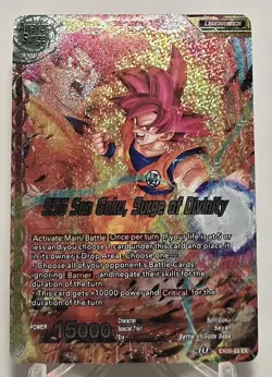 SSG Son Goku, Surge of Divinity EX09-03 EX FOIL Dragon Ball Super Card Game NM/M - Image 1