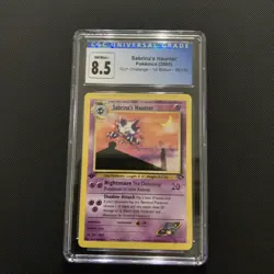 Cgc 8.5- 1st Edition Sabrina's Haunter Gym Challenge Card 55/132 Non Holo - Image 1