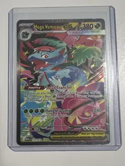 Pokemon TCG Mega Venusaur EX Card 177/132 Mega Evolution Sir - Image 1