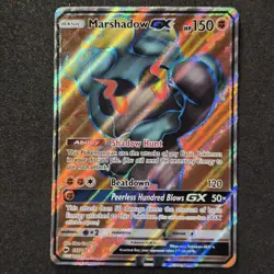 Marshadow GX 137/147 Burning Shadows Full Art Ultra Rare Holo Pokemon Card - Image 1